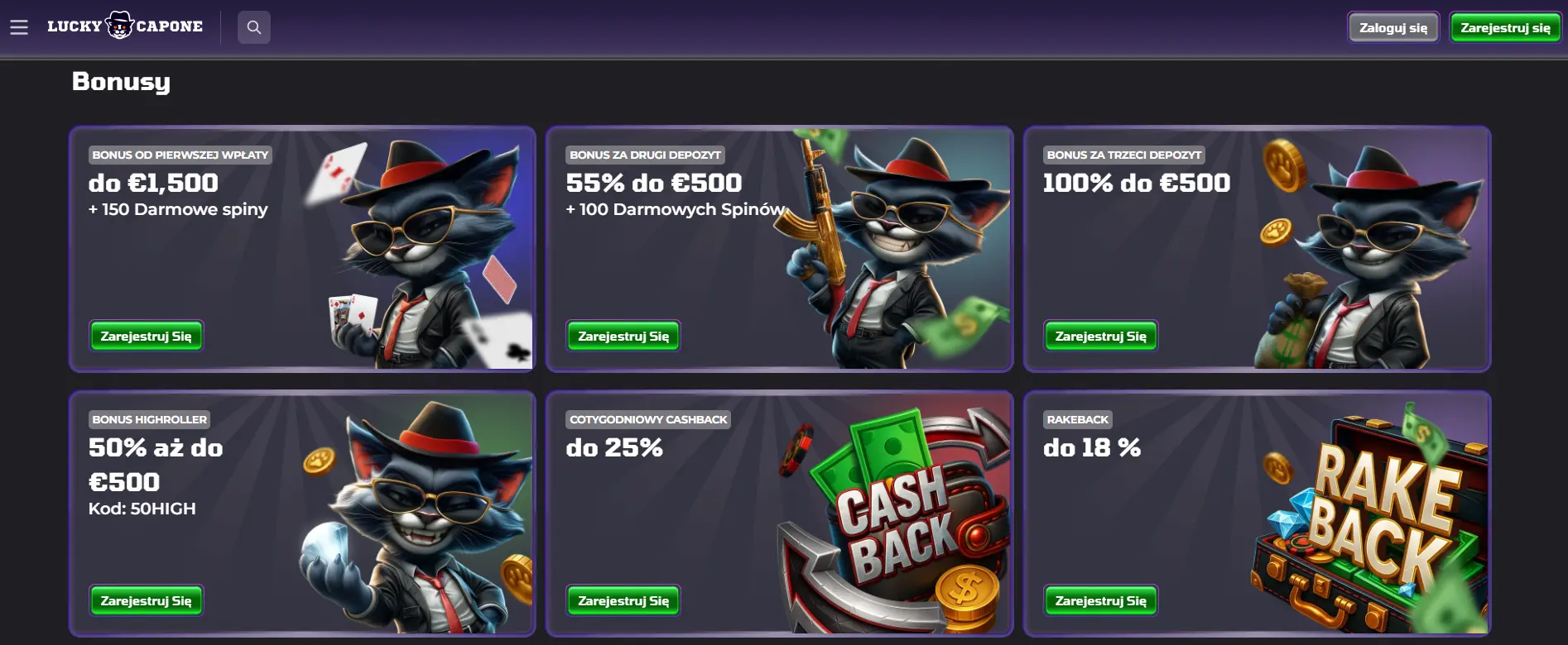 Lucky Capone casino opinie